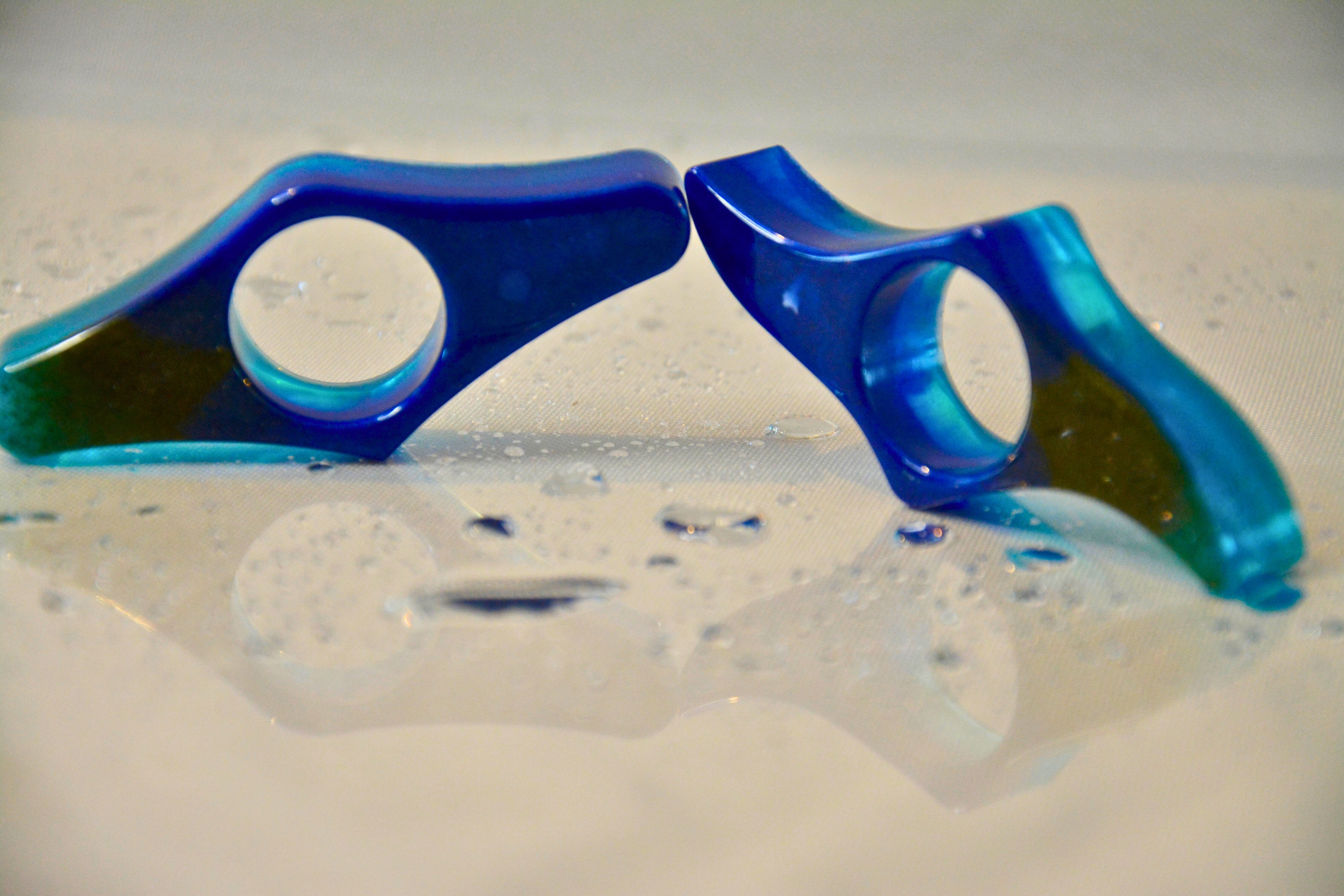 Bague de lecture effet océan