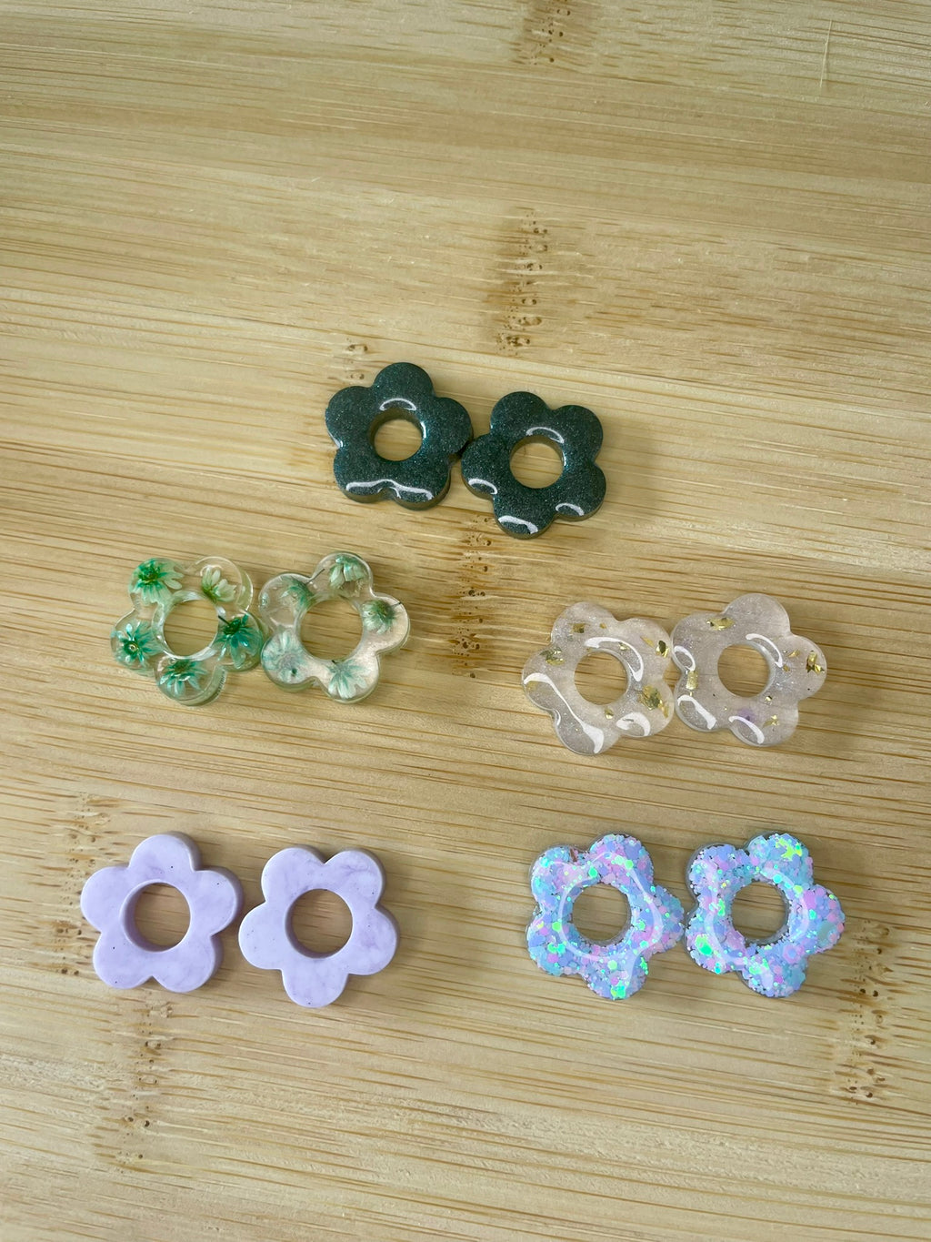 Pampilles moyenne fleurs interchangeable