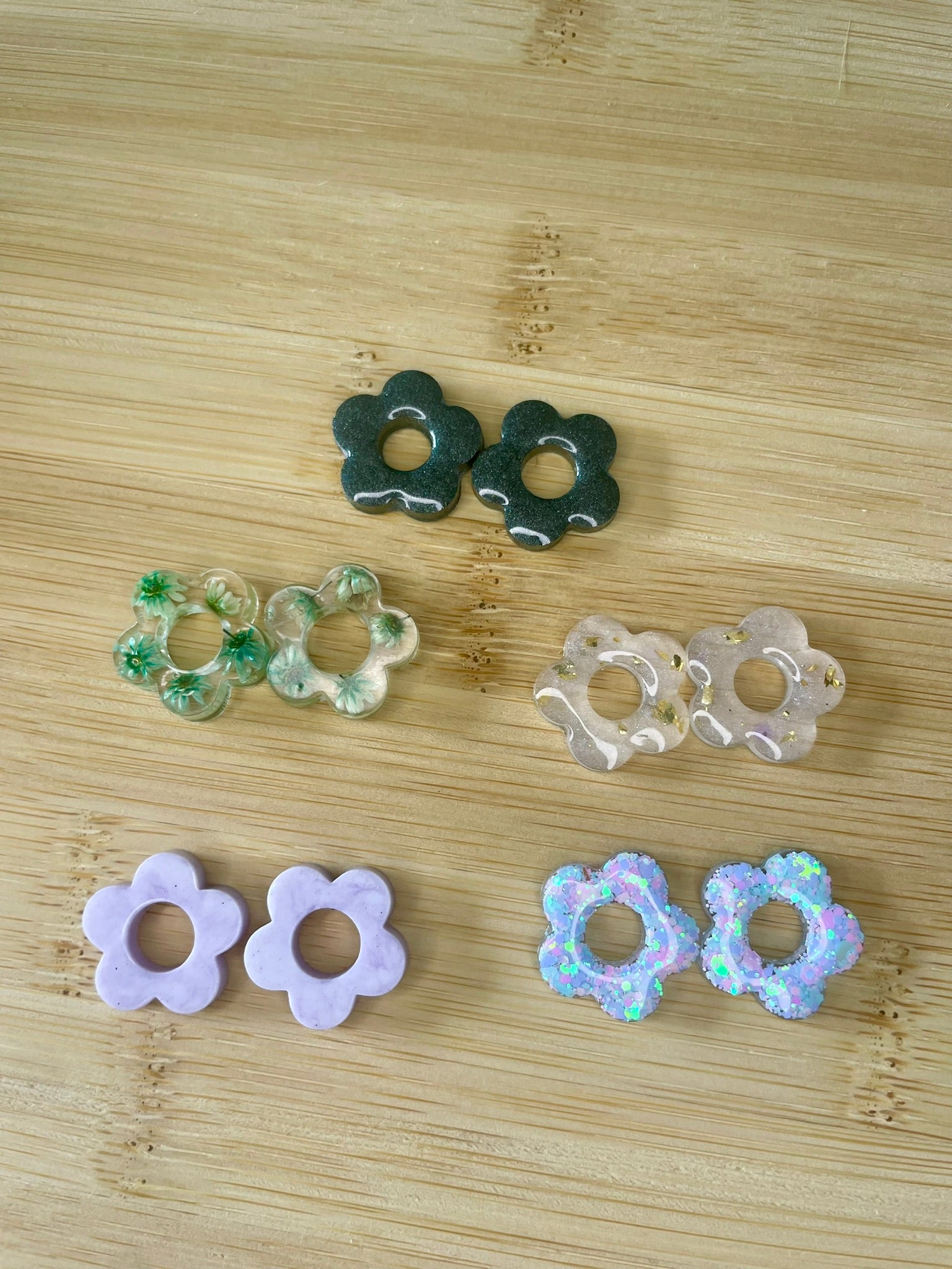 Pampilles moyenne fleurs interchangeable