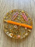 Dessous de verre orange